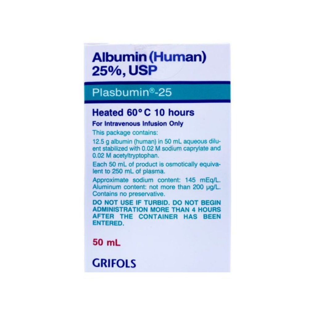Alnumin 25% 中正血清-价格-功效-副作用